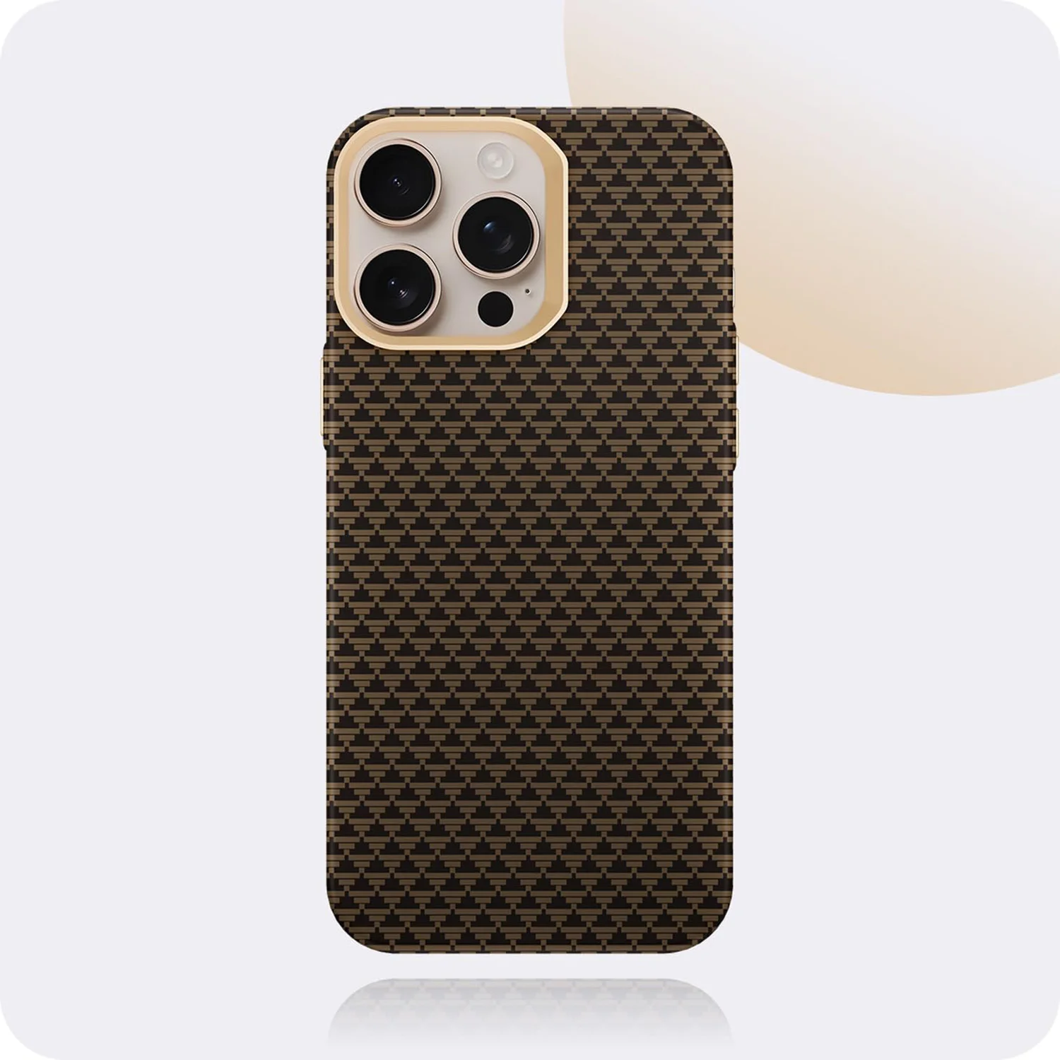 

For iPhone 16 Pro Max/16 Pro Slim Carbon Fiber Pattern Case with Magnetic Stand Magnetic Compatible Metallic Camera Frame Cover