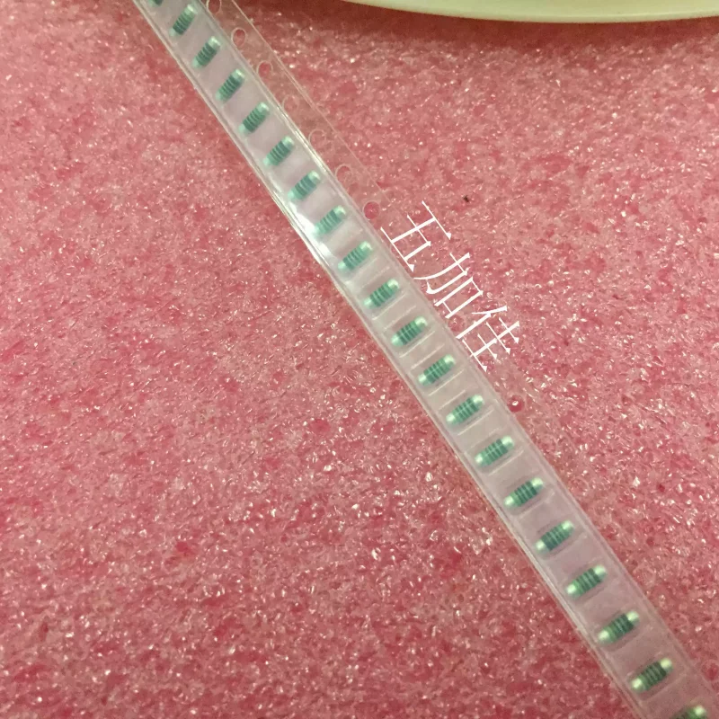 10-100pcs SMM02040C5100FB300 SMM0204 510R 1% 1/4W imported color ring wafer resistor