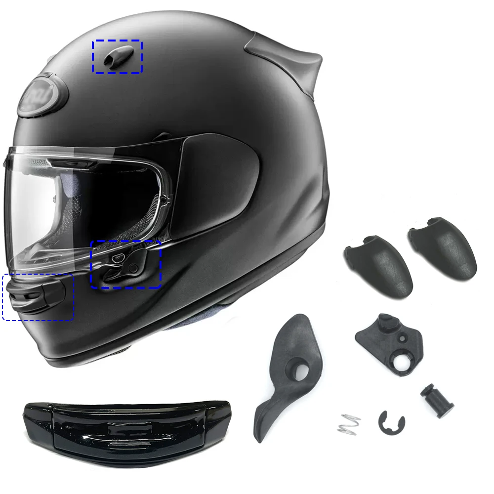 For ARAI ASTRO-GX ASTRO GX Motorcycle Helmet Visor Lock Windshield Helmet Lens latch Tuyere Air Duct Accessories