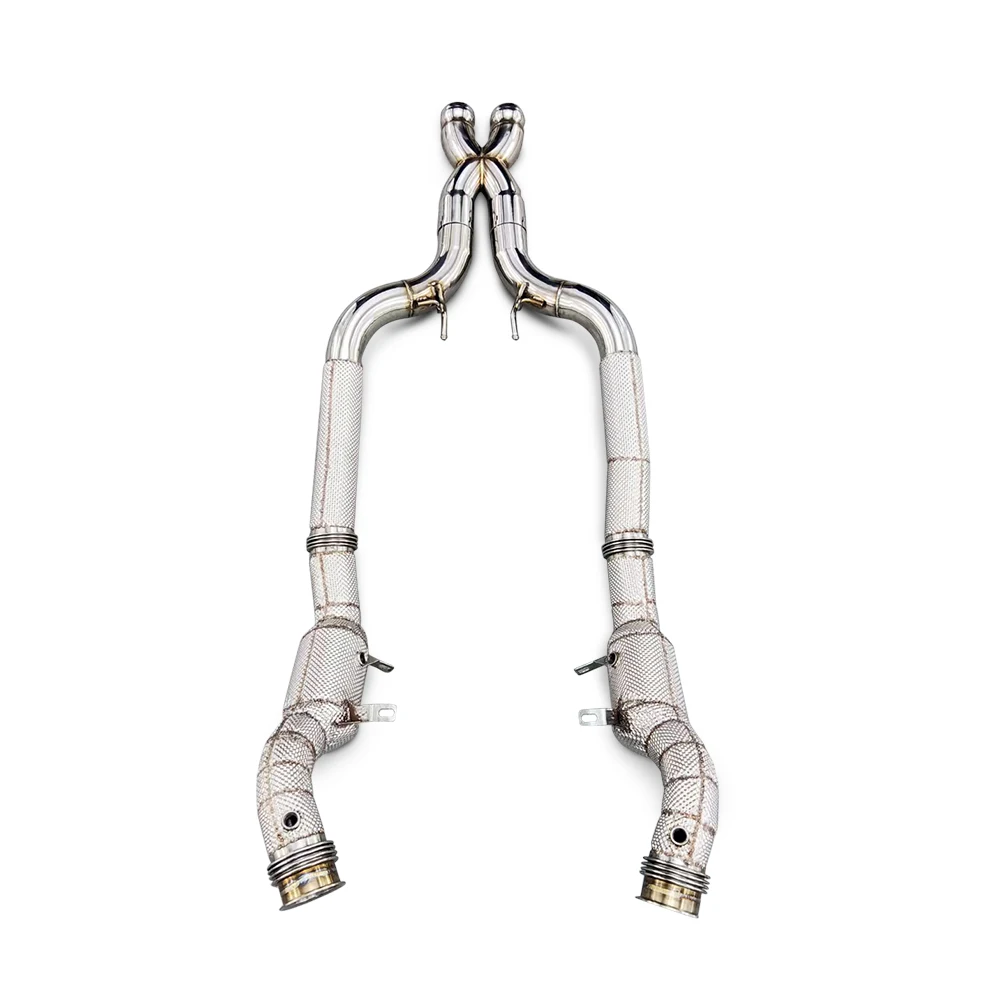 Suitable for Mercedes Benz S63 AMG W222 5.5T 2017-2019 stainless steel high-performance exhaust race car exhaust downpipe