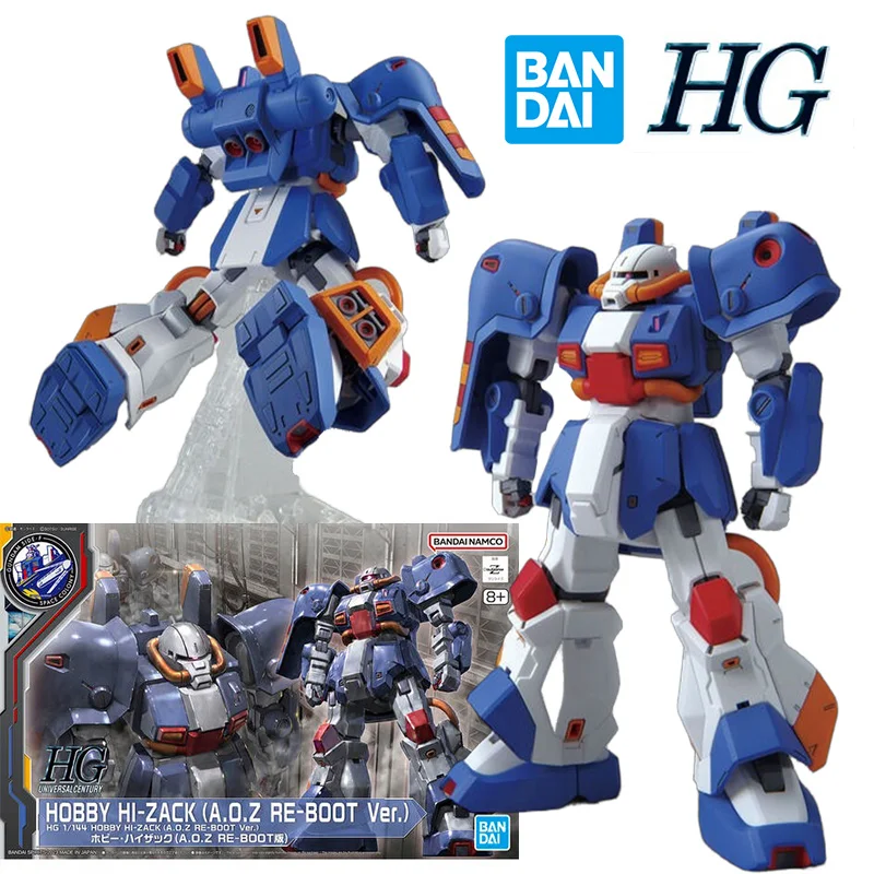 

Bandai PB HG 1/144 Hobby Hi-Zack A.O.Z RE-BOOT Ver. 14Cm Anime Original Action Figure Model Assemble Children's Toy Collection