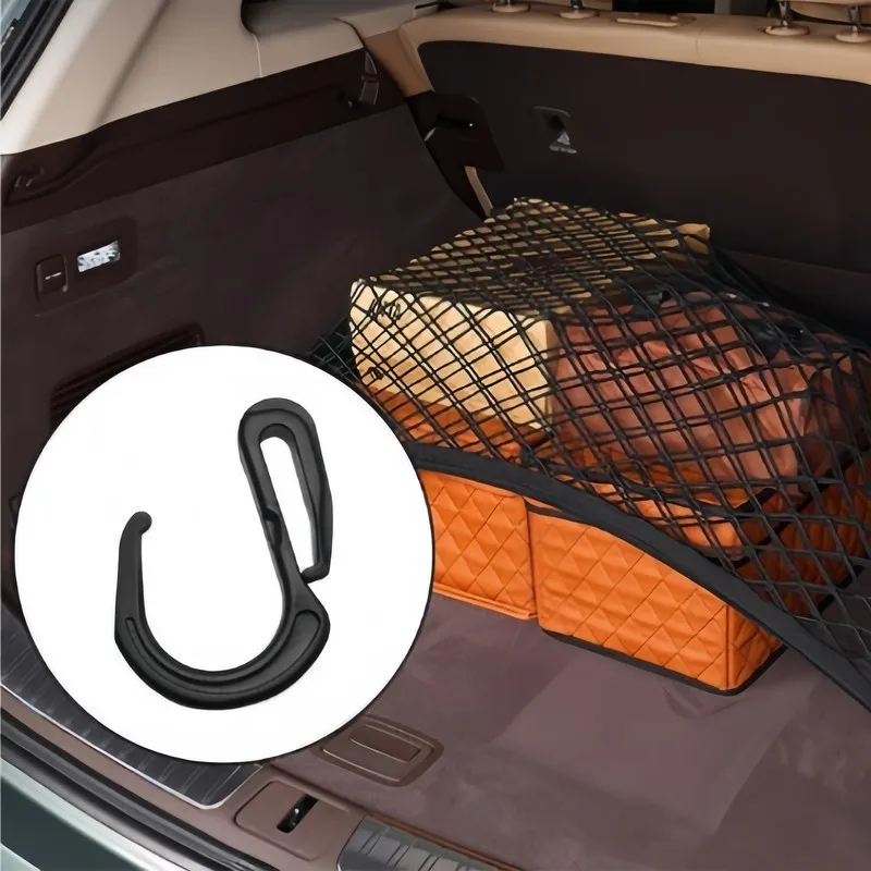 Pack of 32 Elastic Hooks, Hang Shopping Bags on Car Headrest, Load Bearing, Durable and Reusable, for Daily Use