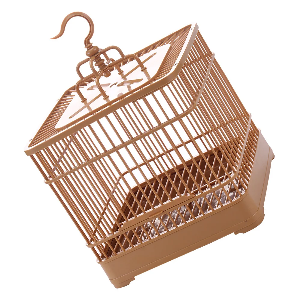 

1 set Plastic For Parrot Cockatiel Budgie With Hanging Hook Standing Poles Base Tray Bird Home Play Rest Spot Plastic