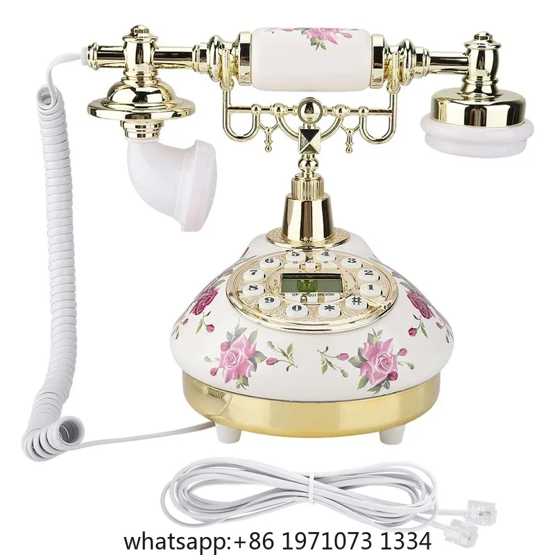 【New】Antique Telephone MS-9101 Vintage Retro Imitation Antique Telephone for Home Use