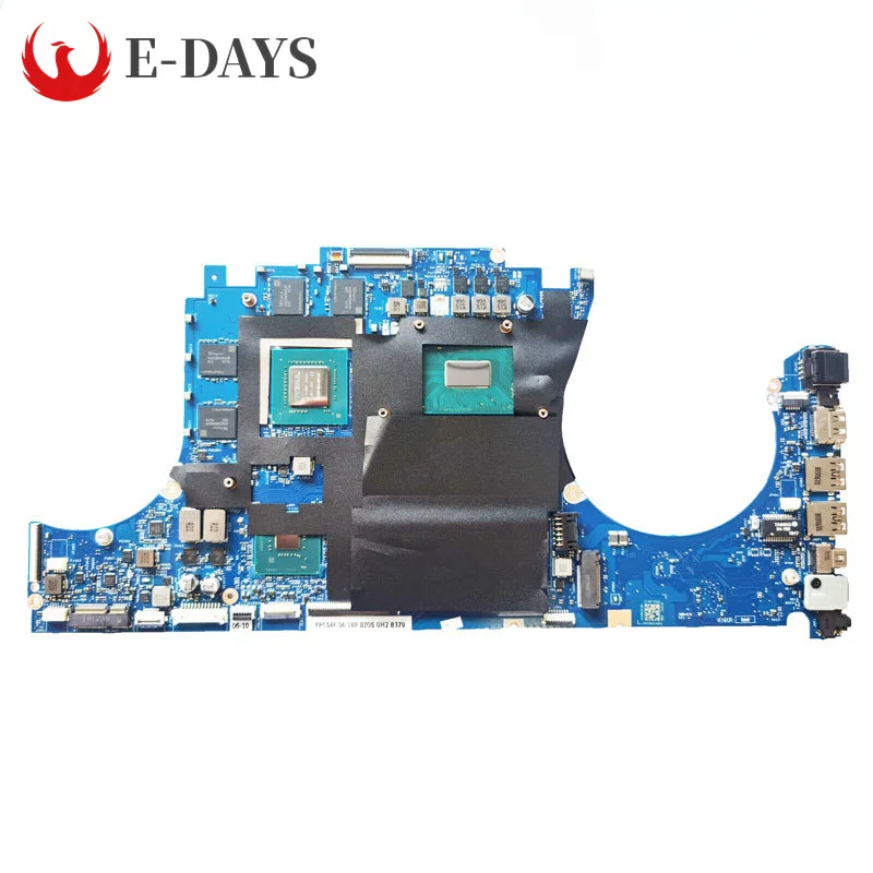 For HP TPN-C143 15-DH Laptop Motherboard FPC50 LA-H481P Notebook Mainboard CPU I5-9300H I7-9750H GPU GTX1650 4G 100% Tested Ok