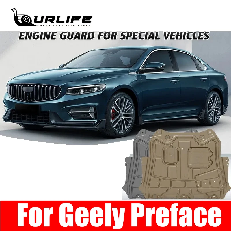 

For geely preface 2022 2023 2024 Engine Chassis Guard Cover Protector Manganese Stee plasticl Accessories