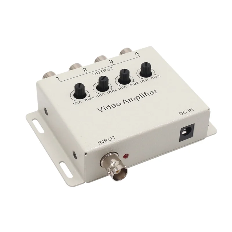 

Excellent-Video Amplifier 4 Channel Video Amplifier Splitter With Adjustment For CVBS Composite Video On-Board Screen