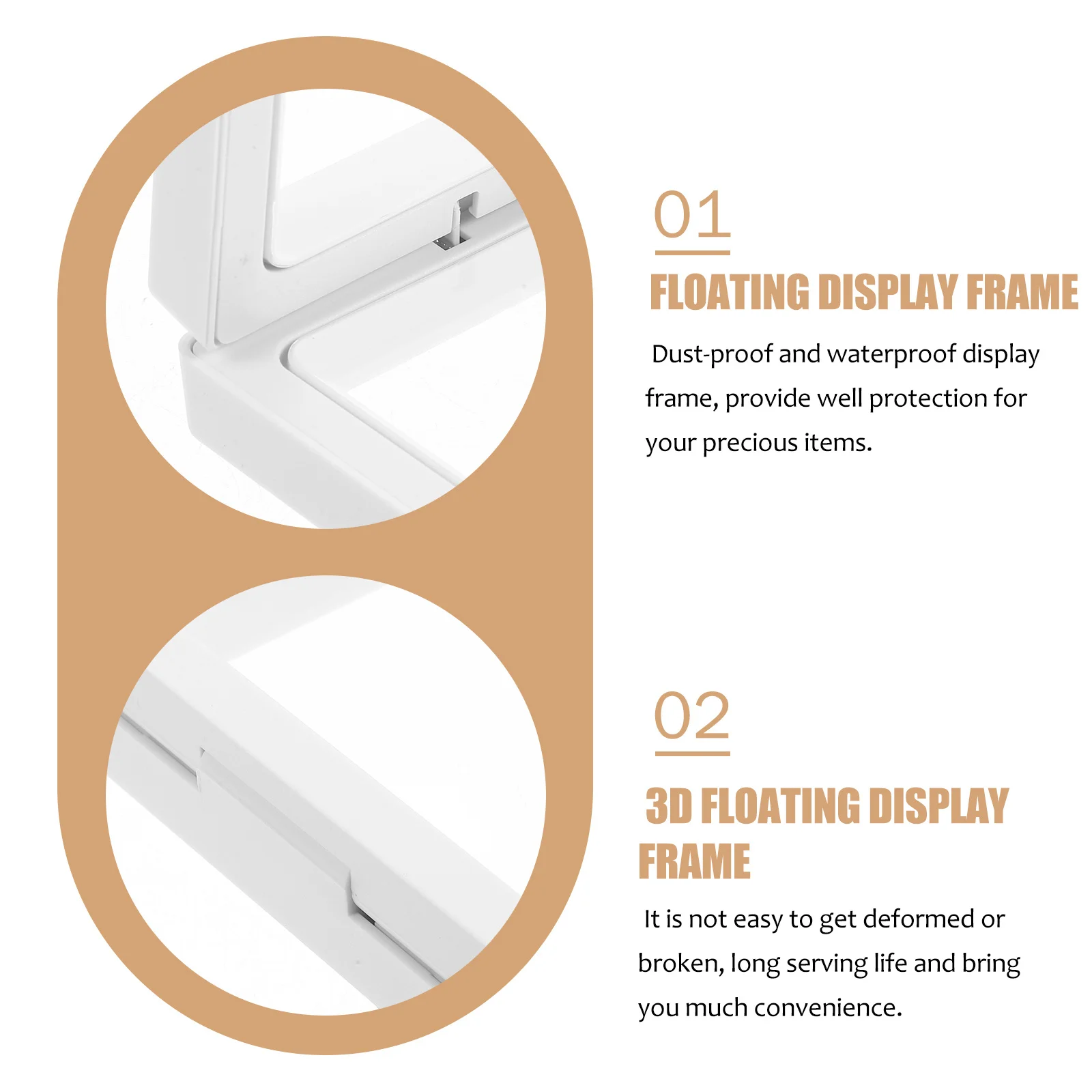 

12 set Transparent Film Box 3D Frame For Coins Jewelry Dust-Proof Holder Stands Case For Collectibles Specimen