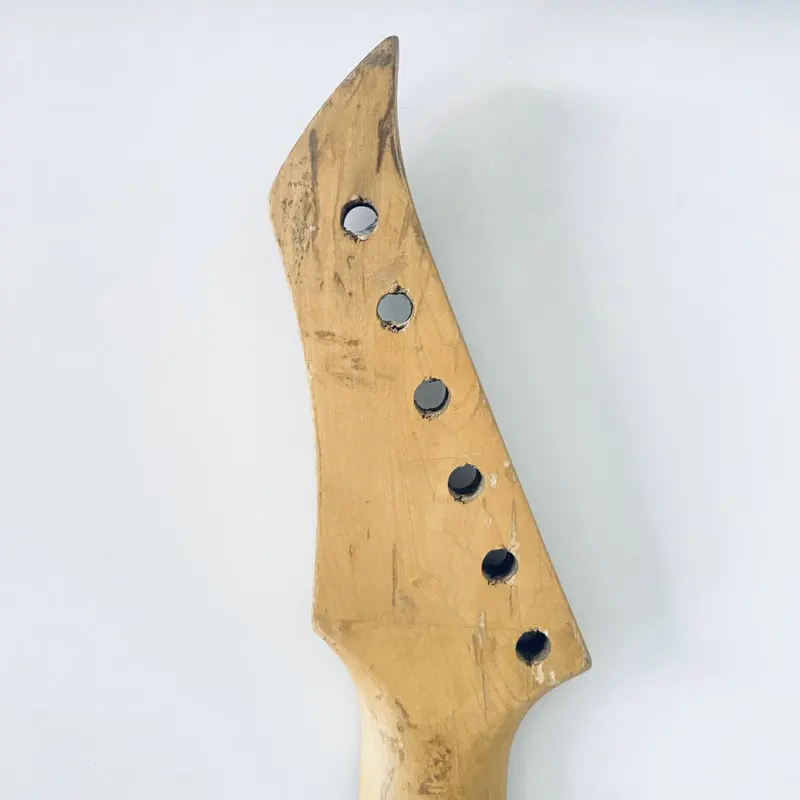 AN321 Floyd Rose Electric Guitar Neck Unfinished Brand Items with Damages for DIY Special Sales