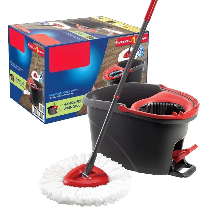 EasyWring Microfiber Spin Mop and Bucket Cleaning System