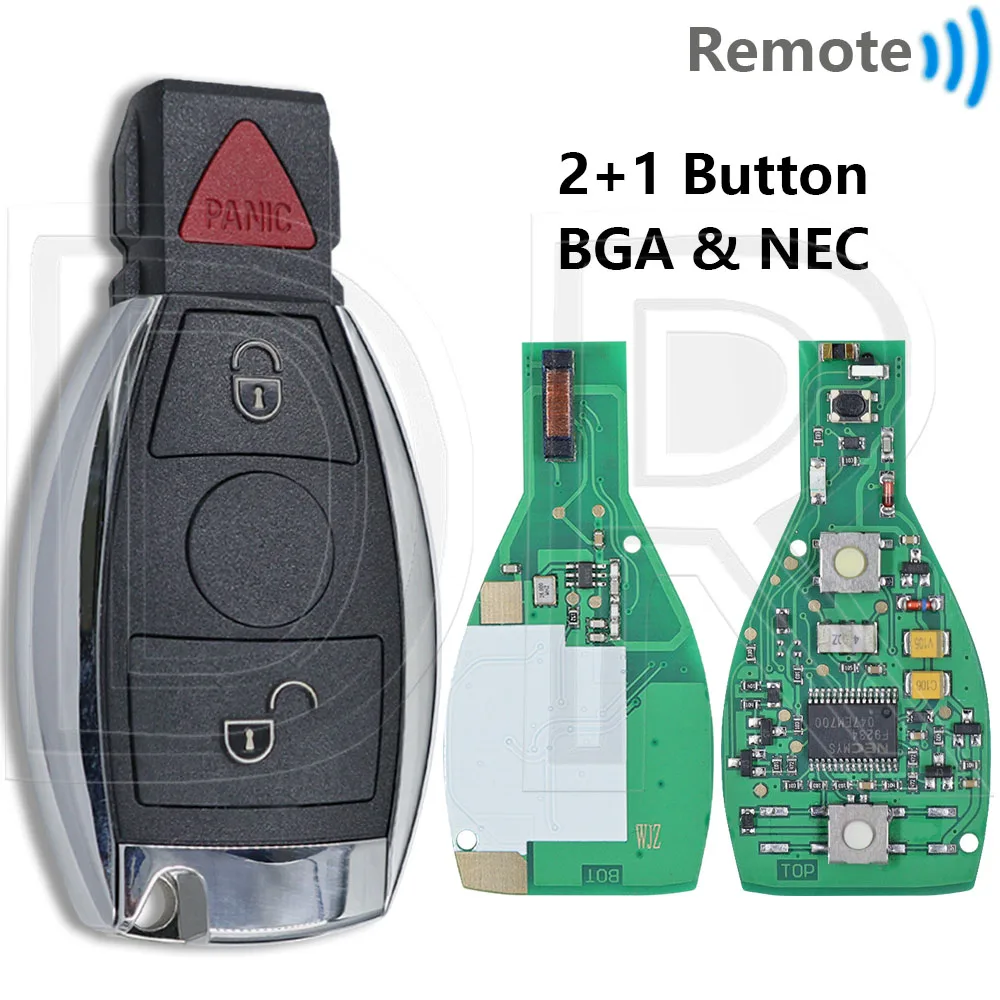 Grote 315/433 MHz NEC Chip BGA Stijl FBS3 Systeem Auto Afstandsbediening Sleutel Ondersteuning BGA & NEC Voor Mercedes Benz A C E S GLA GLC GLK W203-W222