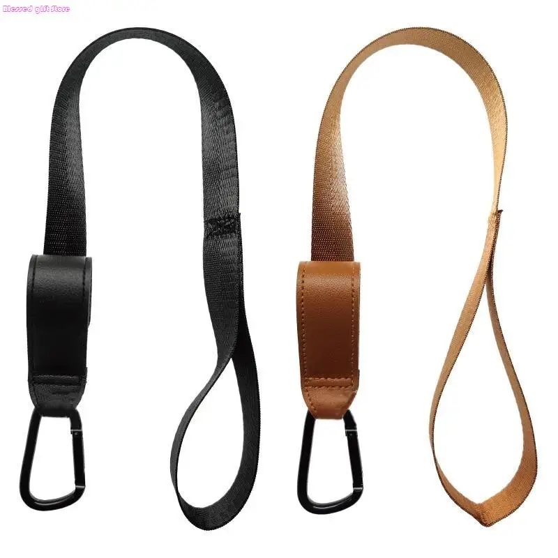 D0JC Nylon Safety Wrist Straps Sliding-Proof Belt Baby Stroller Armrest Hanging Hook