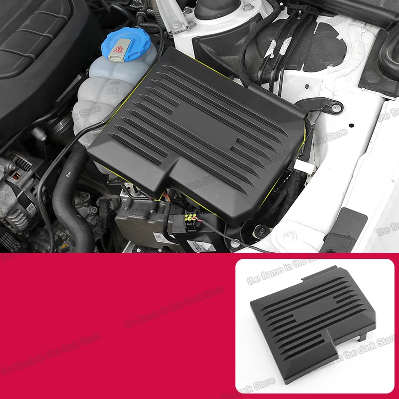 car engine computer anti dust-proof cover protector guard panel for audi A4 B9 A5 2017 2018 2019 2020 2021 2022 accessories