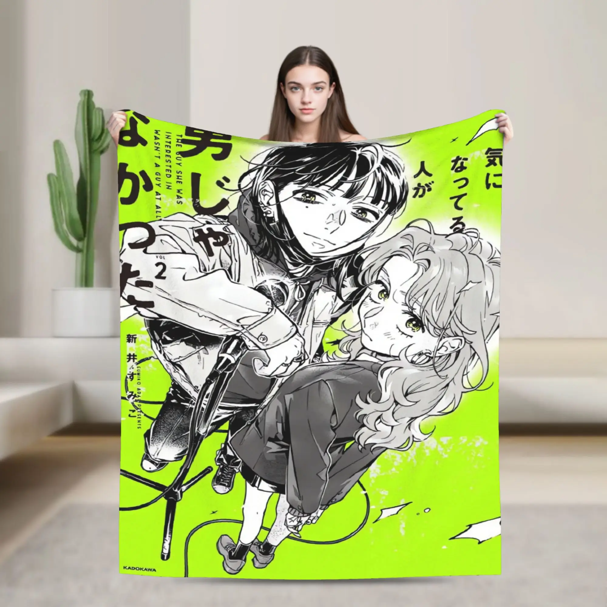 The Guy She Was Interested in Wasn't a Guy at All Blankets Quality Soft Warm  Throw Blanket Winter Travel Bedroom Bedspread