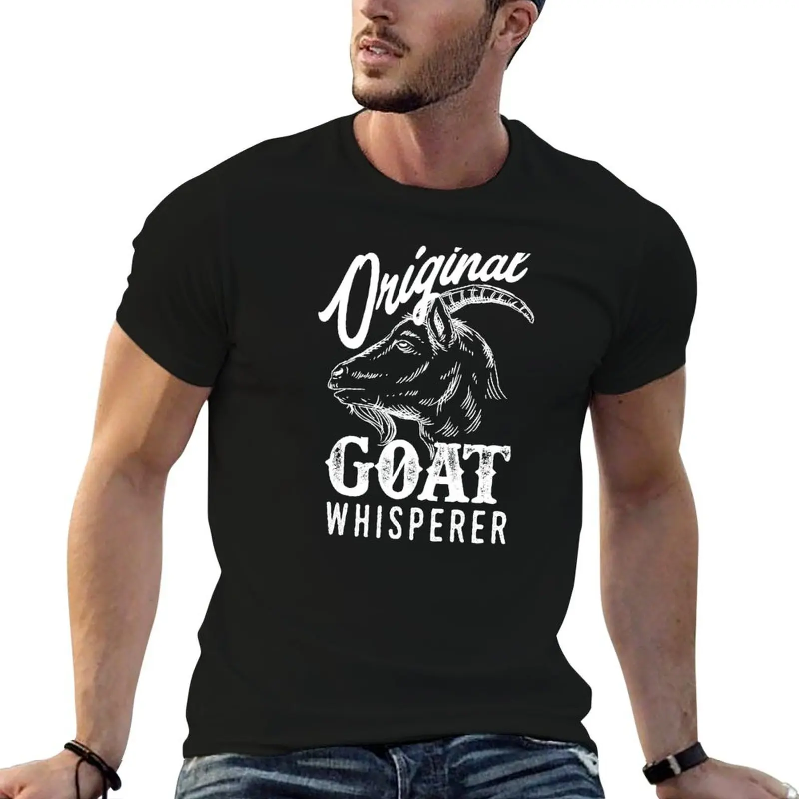 

Original Goat Whisperer T-Shirt mens graphic t shirts man t shirt designer printed t shirts for man T-Shirt
