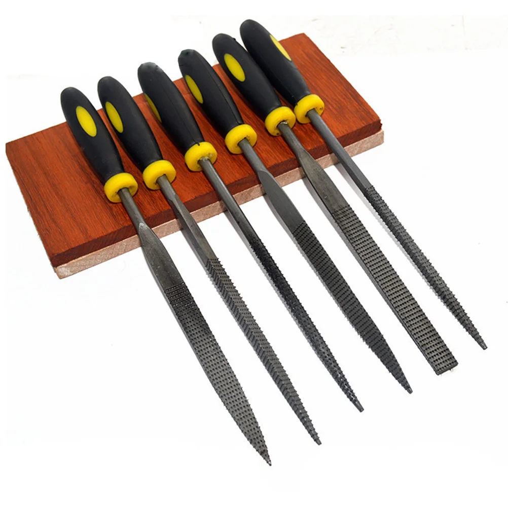 

Heavy Duty Flat Wood File with Controlled Stroke Handle for Smooth Operation in Carpentry and Metalwork Projects