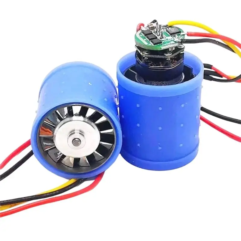 A53Q-DC 24V 100, 000 RPM Micro Brushless Motor Ducted Fan Aluminum Impeller Hair Dryer Ultra-High-Speed Motor