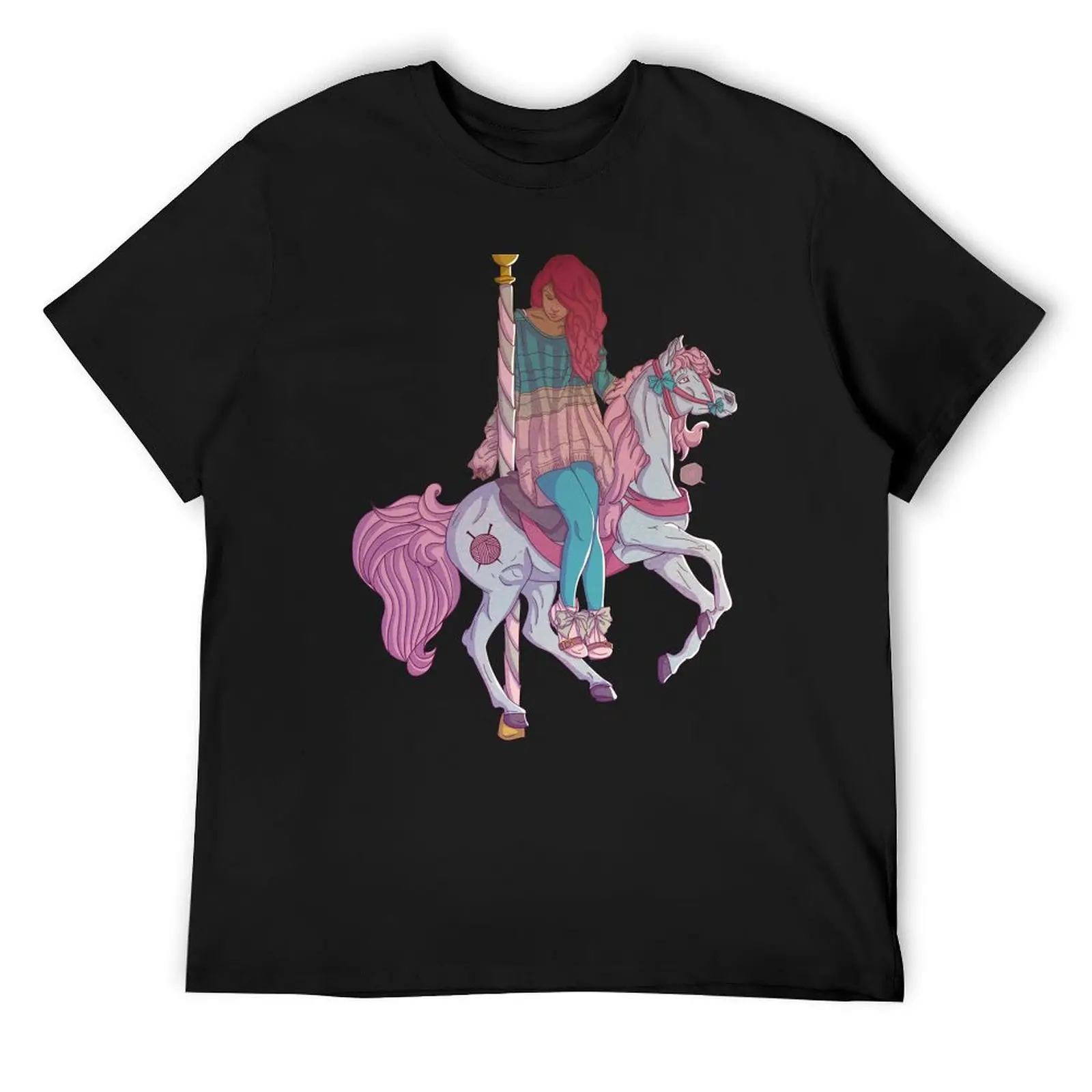 

Carousel T-Shirt customs vintage graphic tee graphic t shirt vintage plain black t-shirts for men