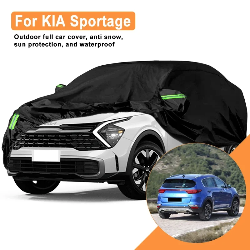 

Full Car Cover for KIA Sportage Outdoor Use - Waterproof Snowproof Sunshade, Winter & Summer Auto Protection Accessories