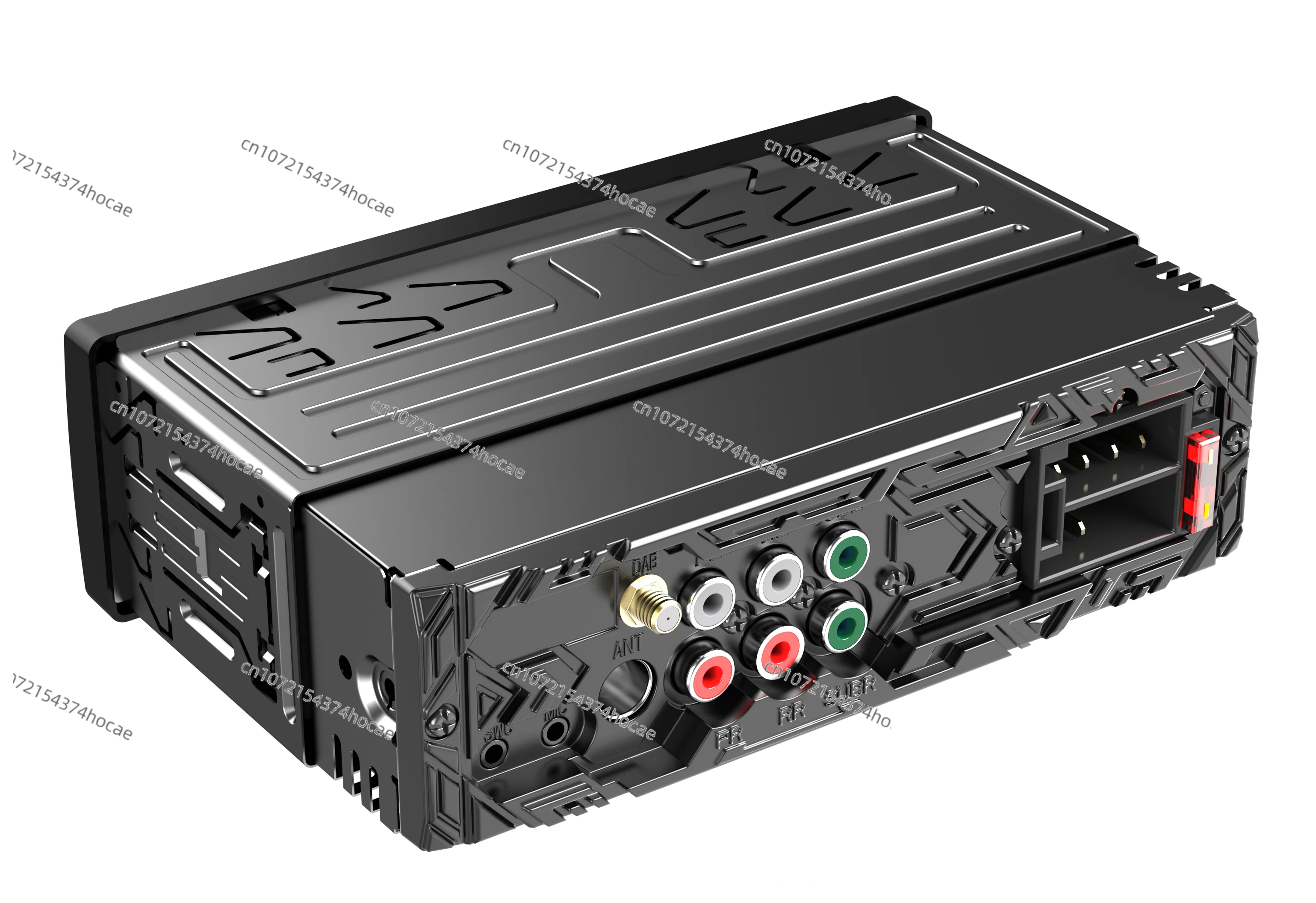 شاشة LCD لراديو السيارة 1DIN العالمية، مشغل MP3 للسيارة FM مع وظيفة مشغل الصوت والستيريو DSP