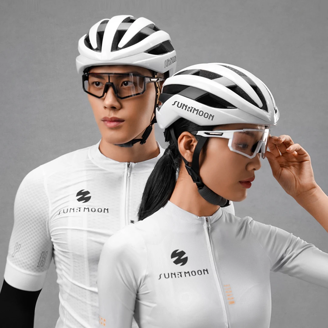 Sunrimoon خوذة ركوب الدراجات على الطرق والدراجات الجبلية للرجال والنساء معدات خوذة أمان قابلة للتنفس TS-99 #1