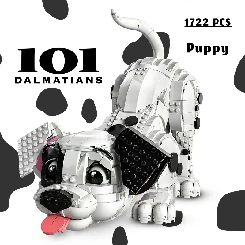 Dessin animé 101 chiot modèle bloc de construction brique 1722 pièces chien MOC 43269 assemblage créatif Architecture cadeaux d'anniversaire de noël