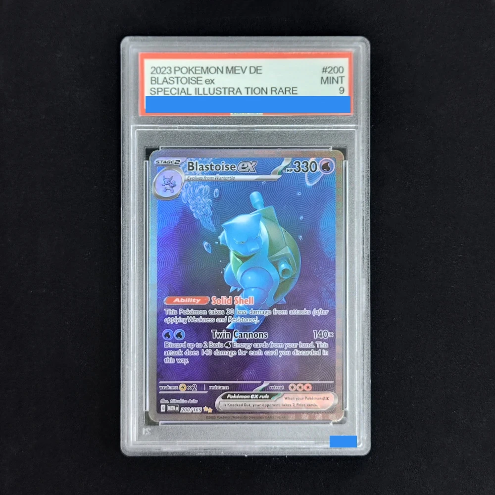 

2023 POKEMON MEV DE BLASTOISE ex SPECIAL ILLUSTRA TION RARE 200 GEM MT 10 Collection DIY Rating Card High Quality Replica Card