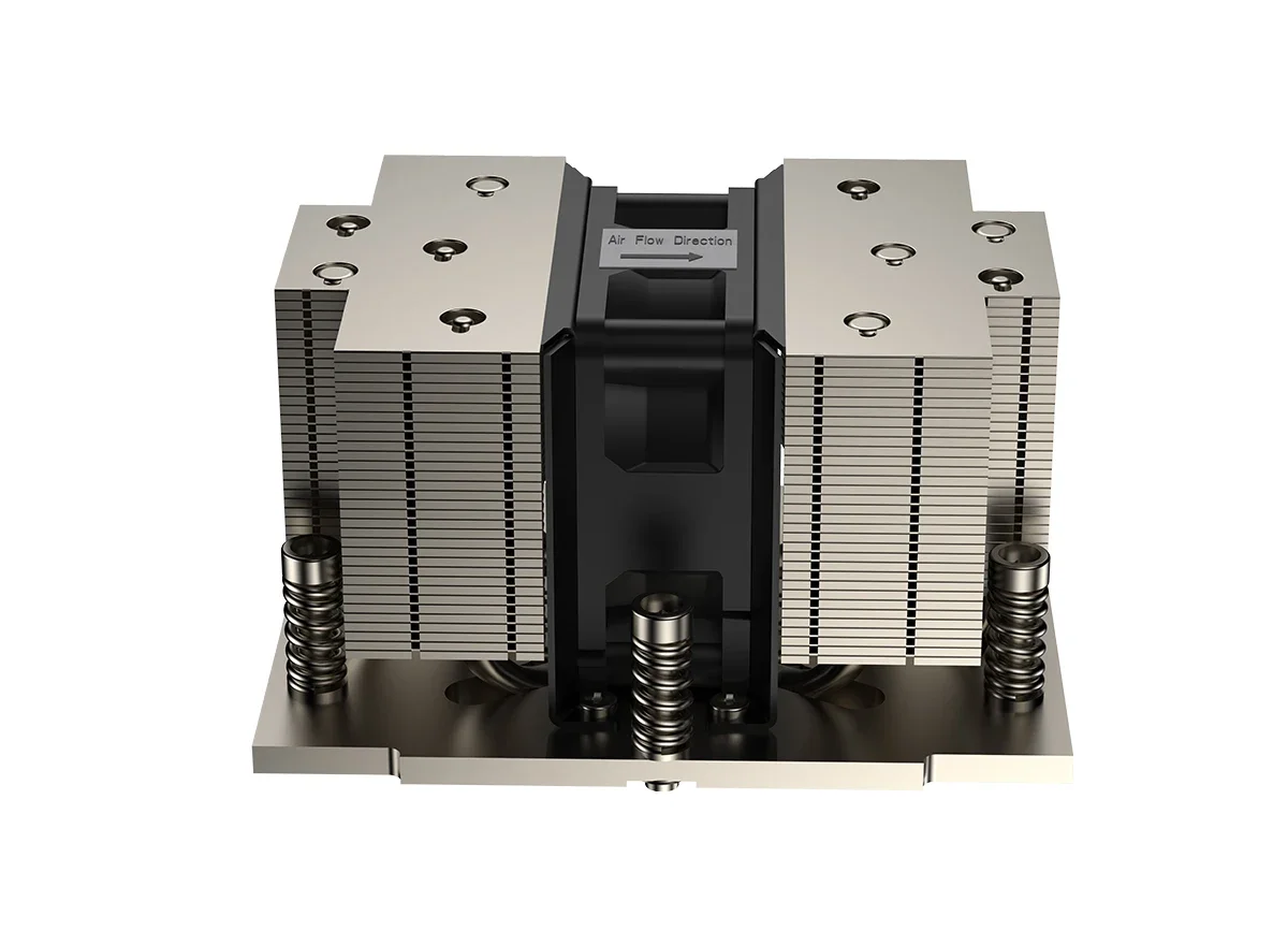 Hot Selling 2U Supports LGA4189/4677/SP5 CPU Coolers and 5 Heat Pipe Server Fans Fan Speed: PWM 3000- 11,000 RPM