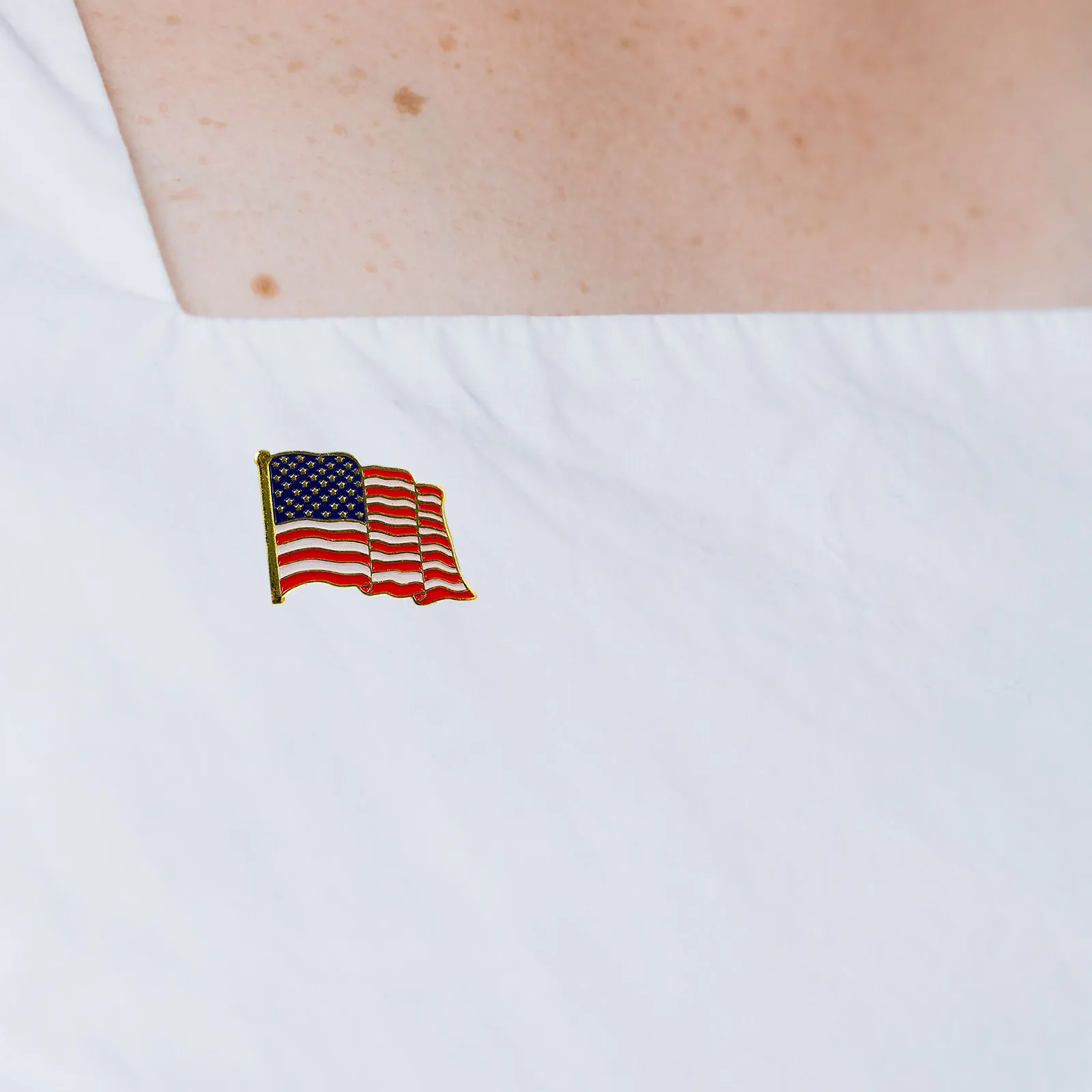 

10pcs American Flag Brooch Pin Fashion Label Badge Breastpin for Bag Sweater Dress Shirt Hat Scarf Shawl Gifts