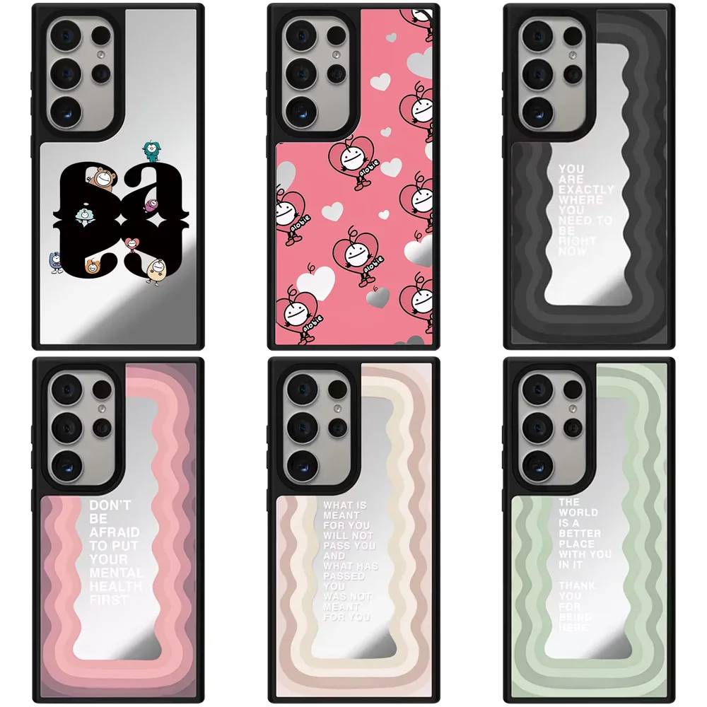 6071710 Mirror Magnetic Case: Compatible with Samsung Galaxy S23 U S24U S25 S26 Ultra S25+ S26 Plus Shell