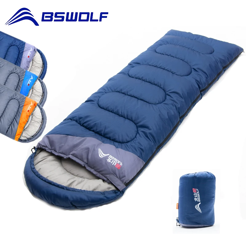 BSWolf Camping Sleeping Bag Ultralight Waterproof Warm Envelope Backpacking Sleeping Bags for Outdoor Traveling Hiking