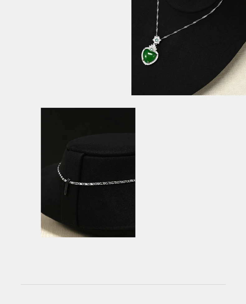 Oirlv Schmuck-Büstenständer für Halsketten, Mikrofaser-Mannequin-Halsmodell, Anhänger-Ketten-Präsentationshalter für Ladentheken und Schaufenster – Detail 3
