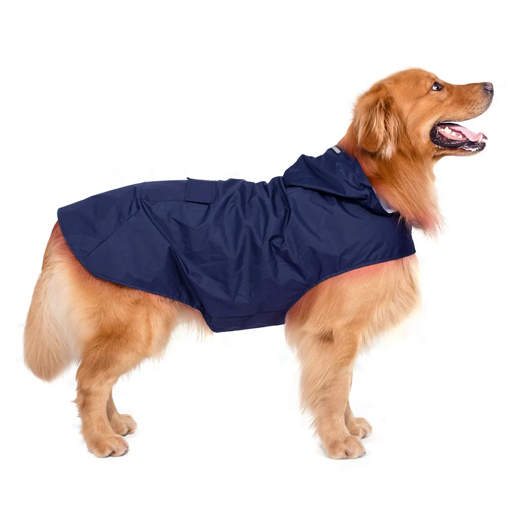 Dog Raincoat Small Large Dogs Waterproof Pet Clothes Reflective Dogs Rain Coats Hooded Jacket Raincoat Chihuahua