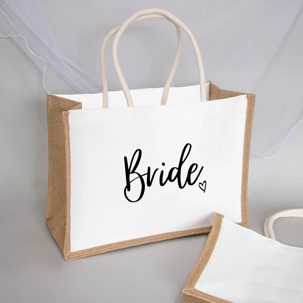 

Bride Wedding Tote Bag for Bridal Shower Bachelorette Honeymoon Bride To Be Gifts Supplies Accessories Wedding Decoration 2025