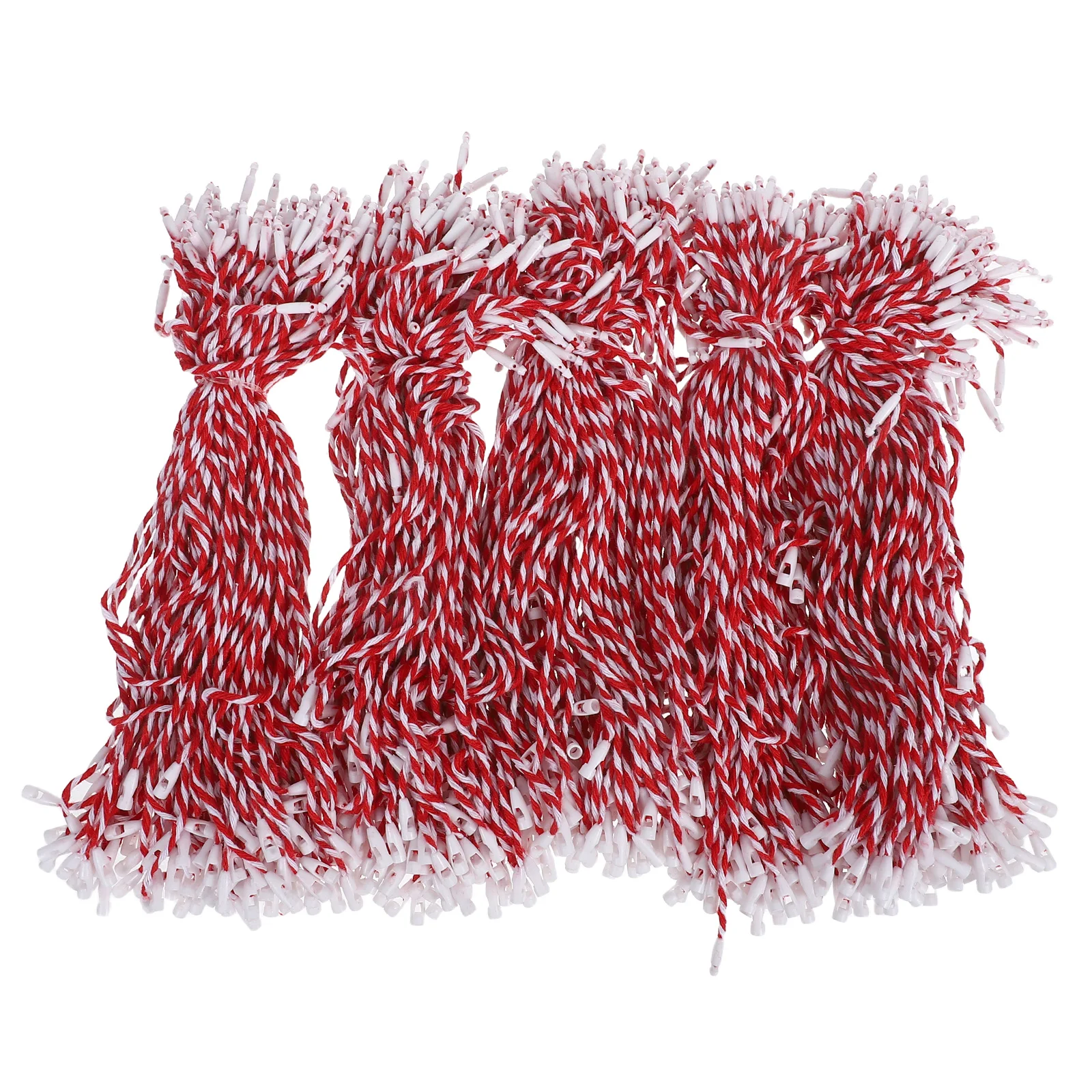 

500 Pcs Christmas Decoration Lanyard Hangers Ornament Fasteners Snap Locks Holiday Ropes Xmas Fabric Coat
