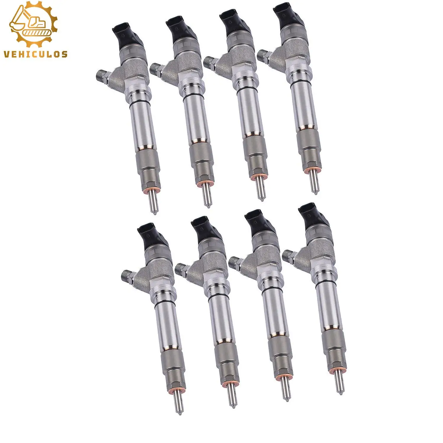 0986435521 0445120042 97361355 502513 8PCS Diesel Injectors For GMC Savana Sierra Chevy Silverado Express 2500 3500 6.6L 06-07