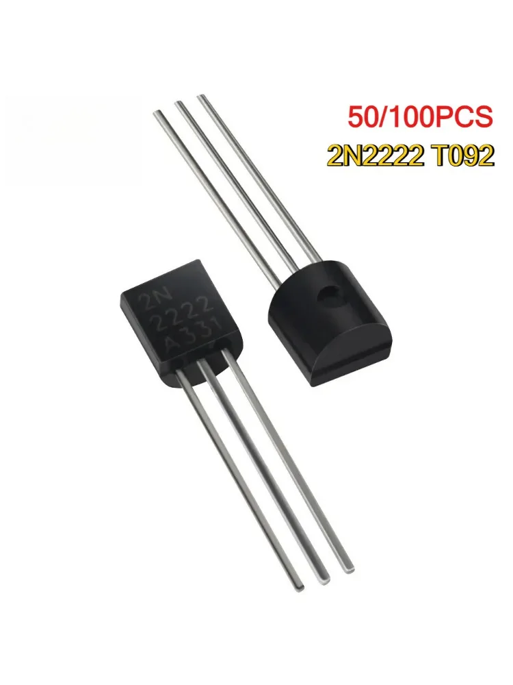 50/100 pièces 2N2222 2N2222A TO-92 Kit de transistors TO92 30V 800MA NPN Transistors Kits électroniques nouveau Original