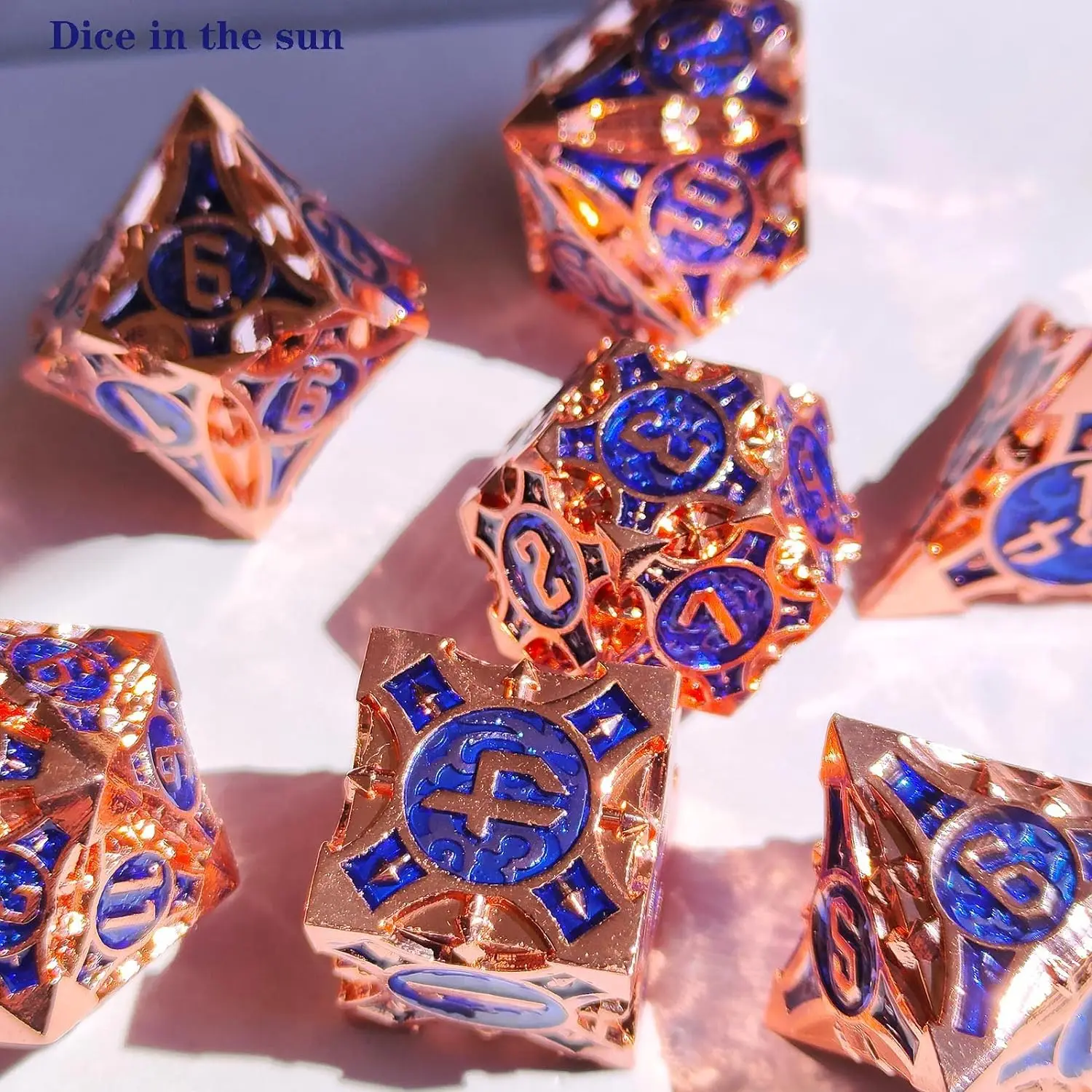 

Zinc Alloy Solid Metal Dice DND Polyhedral Dice Used For Dungeon and Dragon MTG Pathfinder RPG Board Game D&D Role Playing Game