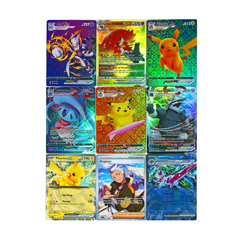 360 Buah Kartu Pokemon MEGA EVOLUTION Lucario Prismatic Evolutions Game Kartun Bahasa Inggris Booster Hadiah Kartu Transaksi Pertempuran