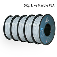 Geeetech 5Kg Like Marble PLA 3D Printer Filament Plastic 1.75mm,Tangle-Free, 3d printing wire materialsvacuum packaging