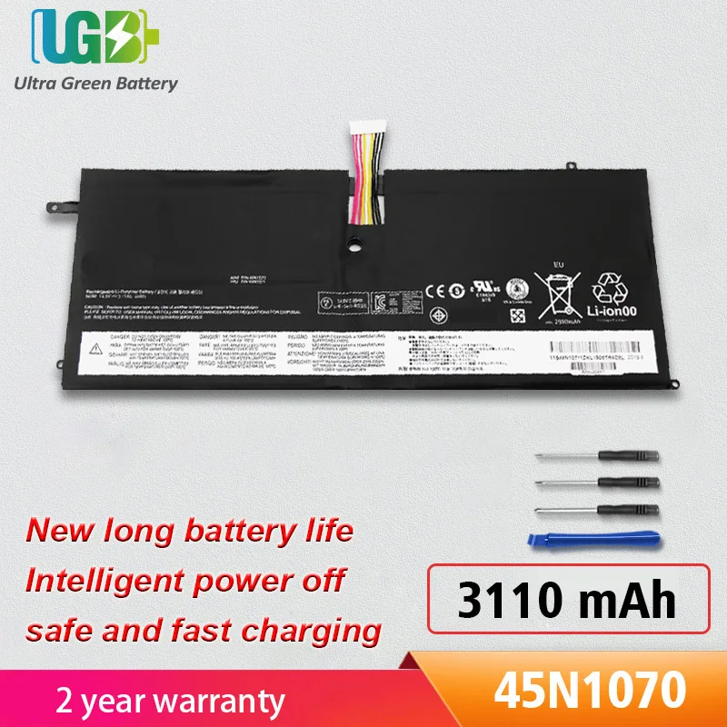 

UGB New 45N1070 45N1071 Battery Replacement For Lenovo ThinkPad X1 Carbon Series 3444 3448 3460 4ICP4 448 3462 3463