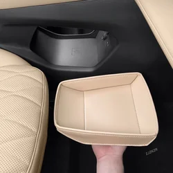 For Geely Monjaro Xingyue L Central Control Lower Leather Storage Box Armrest Organizer Box Bag Car Interior Accessories