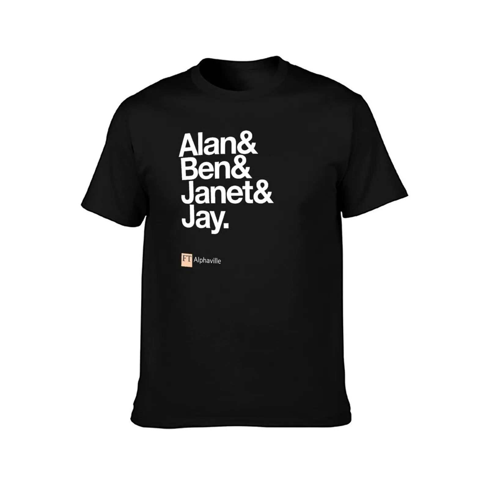Federal Reserve Chairs (white text) T-Shirt Casual Soft Cotton Short Sleeve Tee T-Shirt