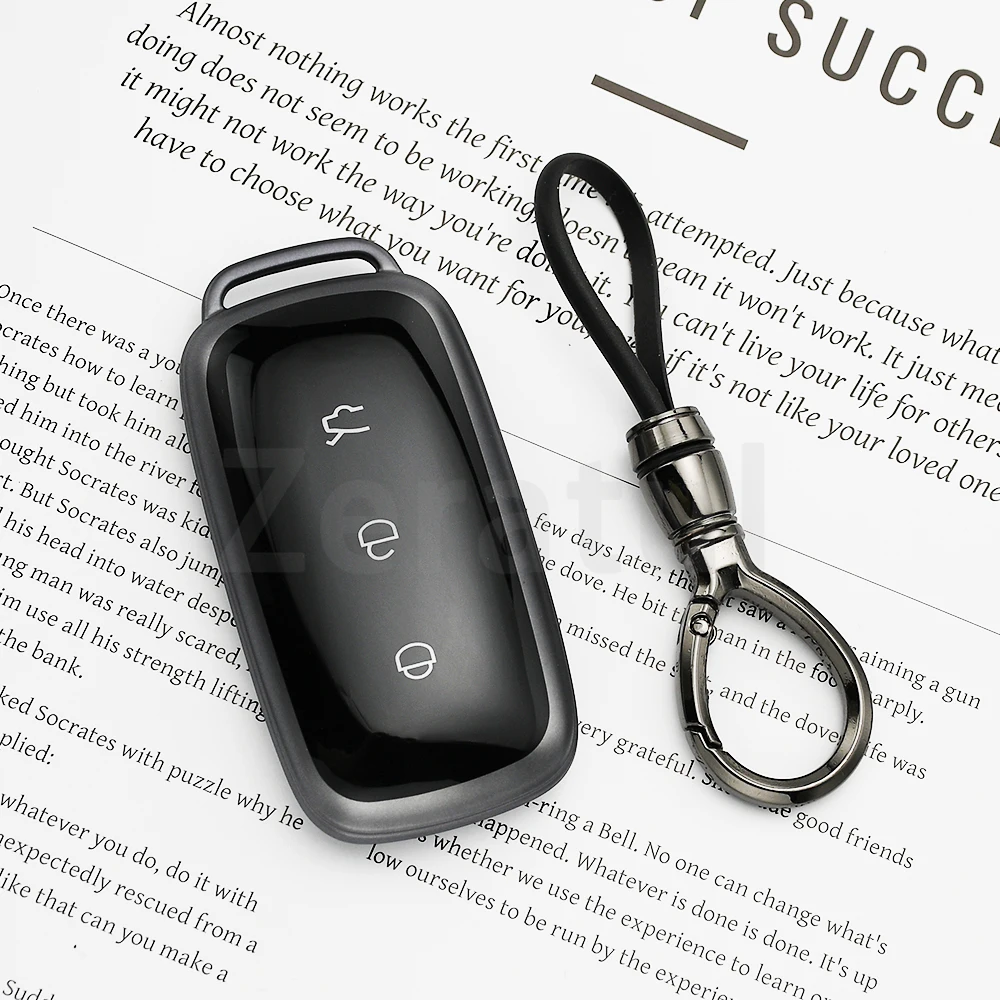 TPU Keyless Car Key Case Cover Fob Keychain Accessories for Geely Galaxy EX5 E5 EMI Proton E.MAS 7 5 E8 Starry 8 Cityray L6 L7
