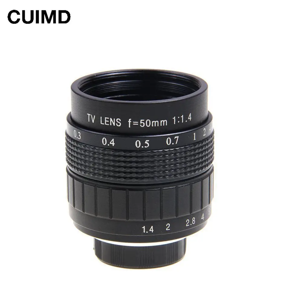 50mm F1.4 CCTV TV Movie lens+C Mount+Macro ring For Fujifilm X-E2 / X-E1 / X-Pro1 / X-M1 / X-A2 / X-A1 / X-T1 C-FX