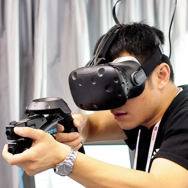 Tactical Indoor Shooting Game VR Small Gun Virtual Experience Handle Game Props for HTC Vive Glasses VR shop