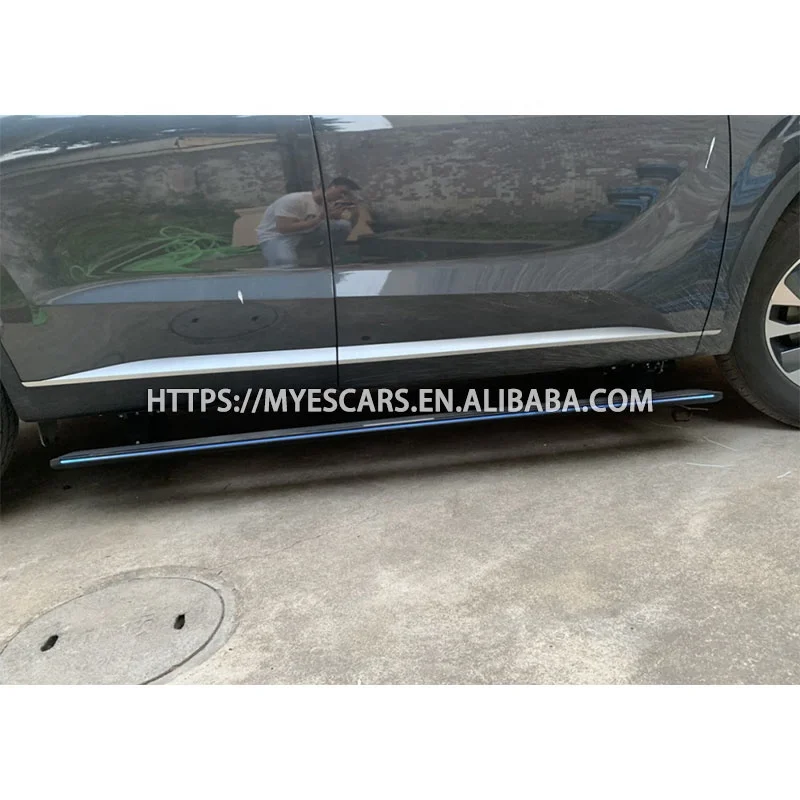Modification Exterior Accessories Led Light Automatic Power Running Board Electric Side Step for PALISADE Grand Santa Fe - Image 3