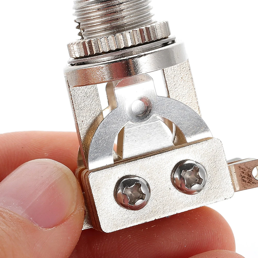 

2Pcs Guitar Pickup Selector 3 Way Toggle Switch Metal Replacement Suitable Style Electric Guitar Accessory Toggle