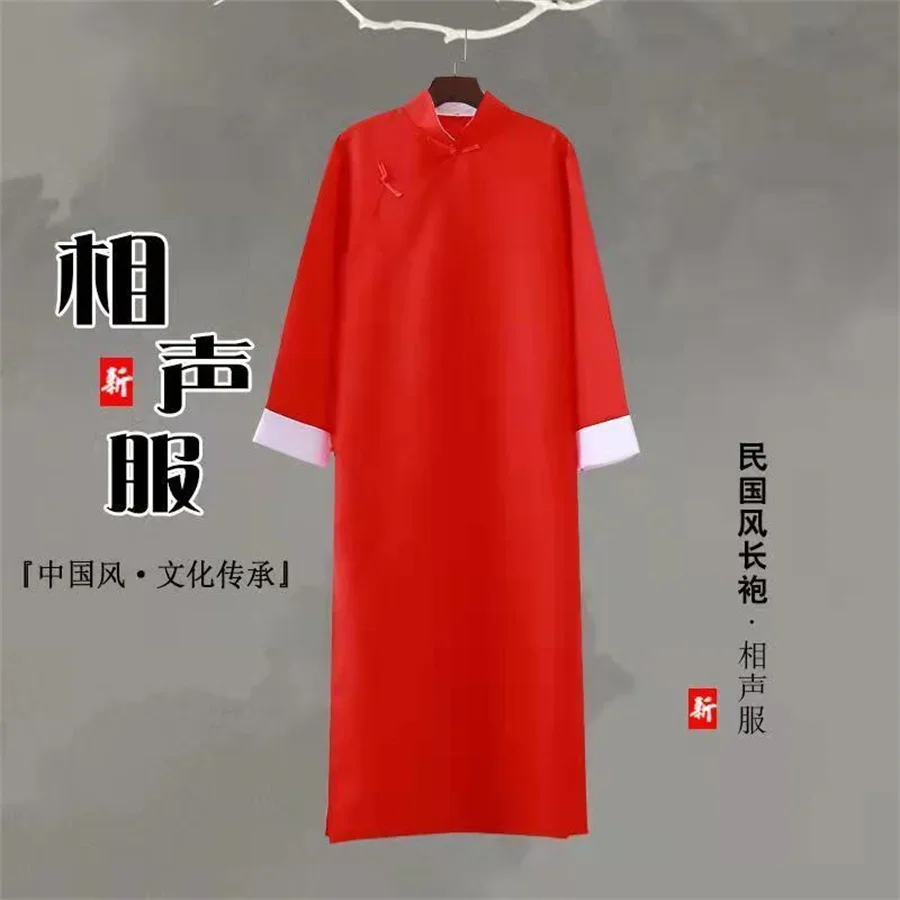 Cross Talk Hanfu Traditionele Chinese Tang Pak Mannen Kung Fu Tai Chi Gewaad Kostuum Cross Talk Gown Cheongsam Trouwjurk - Image 5
