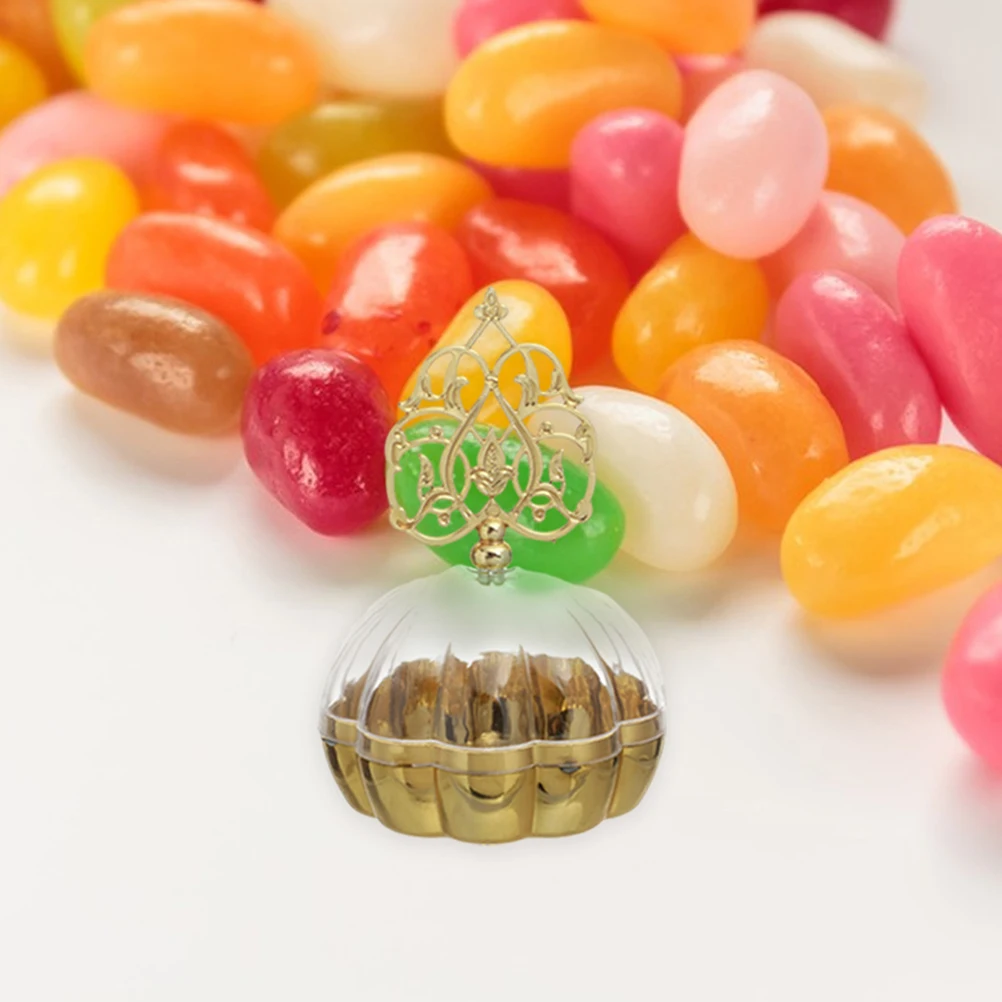 

24Pcs Clear Plastic Dome Candy Boxes Transparent Wedding Party Favor Storage Small Candy Containers Jewelry Box